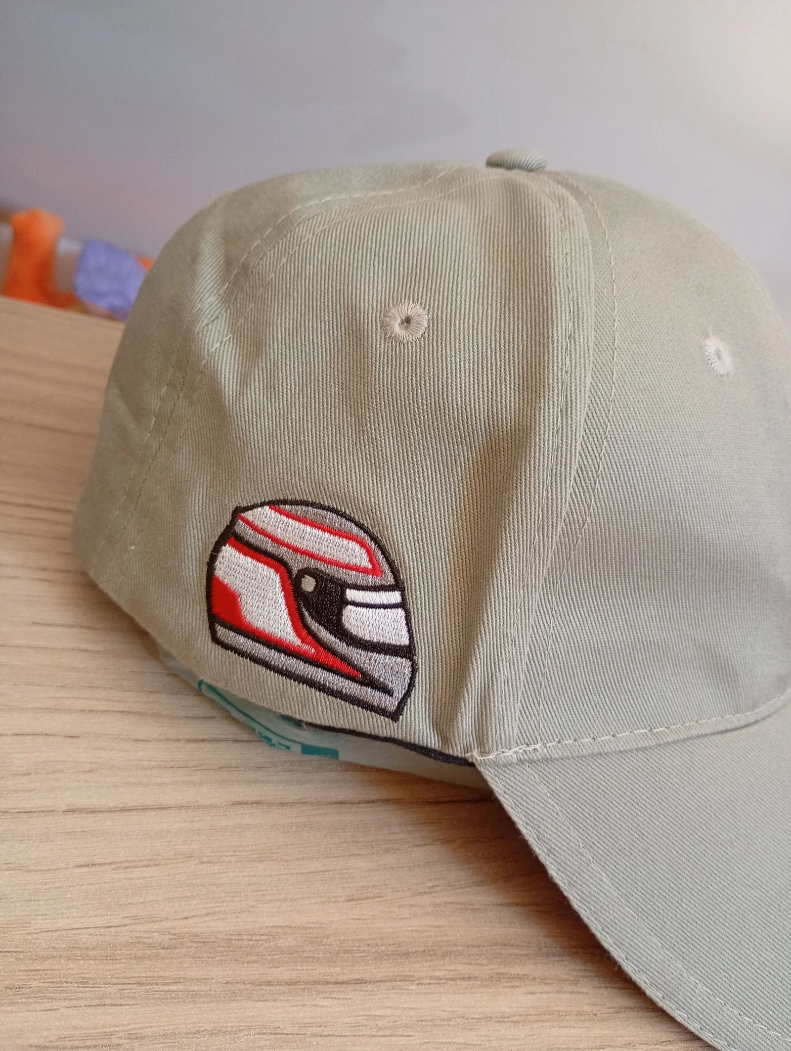 Boné vintage Spark automobile ajustável oficial cinza e vermelho – photo 5